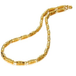Collana Da Uomo Placcata In Oro 18 Carati, Qualità E Quantità Garantite