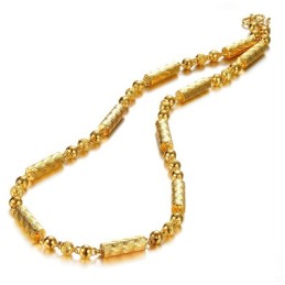 Collana Con Impronta Digitale Maschile Di Qualità Stabile, Placcata In Oro 18 Carati