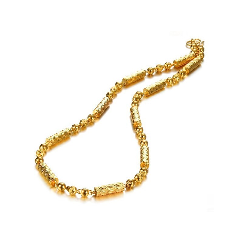 Collana Con Impronta Digitale Maschile Di Qualità Stabile, Placcata In Oro 18 Carati Collana Con Impronta Digitale Maschile Di Qualità Stabile, Placcata In Oro 18 Carati