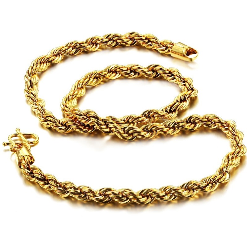Collana Da Donna Di Qualità Affidabile, Placcata In Oro 18 Carati Collana Da Donna Di Qualità Affidabile, Placcata In Oro 18 Carati