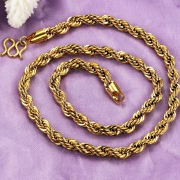 Collana Da Donna Di Qualità Affidabile, Placcata In Oro 18 Carati