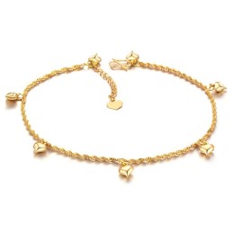 Ampia Varietà Di Cavigliere Placcate In Oro 18 Carati Da Donna