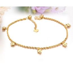 Ampia Varietà Di Cavigliere Placcate In Oro 18 Carati Da Donna