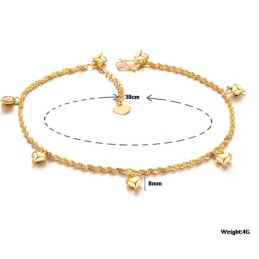 Ampia Varietà Di Cavigliere Placcate In Oro 18 Carati Da Donna