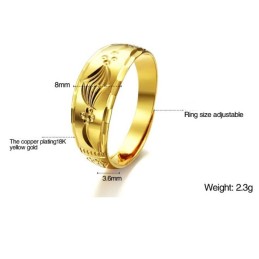 Anello Da Donna Conciso, Placcato Oro 18 Carati, Con Reputazione Affidabile