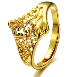 Anello Classico Da Donna The Queen Of Quality, Placcato Oro 18 Carati