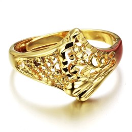 Anello Classico Da Donna The Queen Of Quality, Placcato Oro 18 Carati