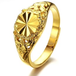 Anello Classico Da Donna Placcato Oro 18 Carati, Qualità E Quantità Garantite