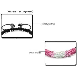 Braccialetto Di Cristallo A Forma Di Palla Da Donna Completo Nelle Specifiche
