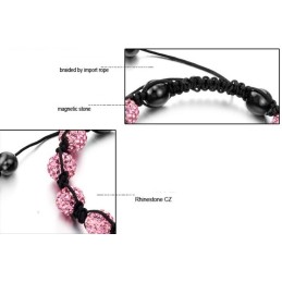 Braccialetto Di Cristallo A Forma Di Palla Da Donna Venduto Bene In Tutto Il Mondo