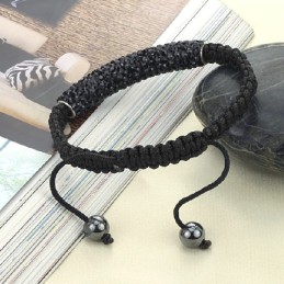 Braccialetto Di Cristallo A Forma Di Palla Da Donna Di Qualità Superiore