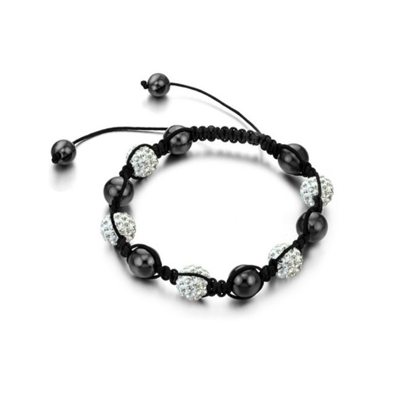 Braccialetto Di Cristallo A Forma Di Palla Da Donna Di Qualità Superiore Braccialetto Di Cristallo A Forma Di Palla Da Donna Di Qualità Superiore