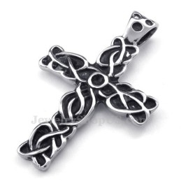 Collana Con Ciondolo A Croce In Titanio Da Uomo (Catena Gratuita)