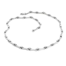 Collana In Titanio Con Condilo Da Uomo Alla Moda