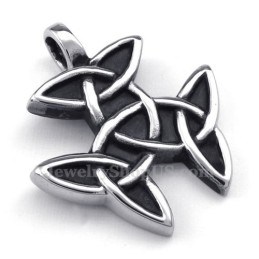 Collana Con Ciondolo Nodo Celtico In Titanio (Catena Gratuita)