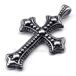 Collana Con Ciondolo A Croce In Titanio (Catena Gratuita)