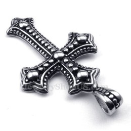 Collana Con Ciondolo A Croce In Titanio (Catena Gratuita)