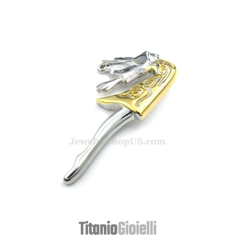 Collana Con Ciondolo In Titanio Per Ragazze (Catena Gratuita)