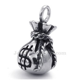 Collana Con Ciondolo A Forma Di Portafoglio E Borsetta In Titanio (Catena Gratuita)