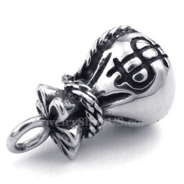 Collana Con Ciondolo A Forma Di Portafoglio E Borsetta In Titanio (Catena Gratuita)