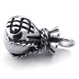 Collana Con Ciondolo A Forma Di Portafoglio E Borsetta In Titanio (Catena Gratuita)