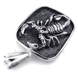Collana Con Ciondolo Scorpione In Titanio (Catena Gratuita)