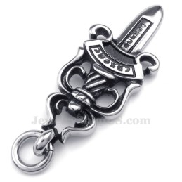 Collana Con Ciondolo A Forma Di Spada In Titanio (Catena Gratuita)