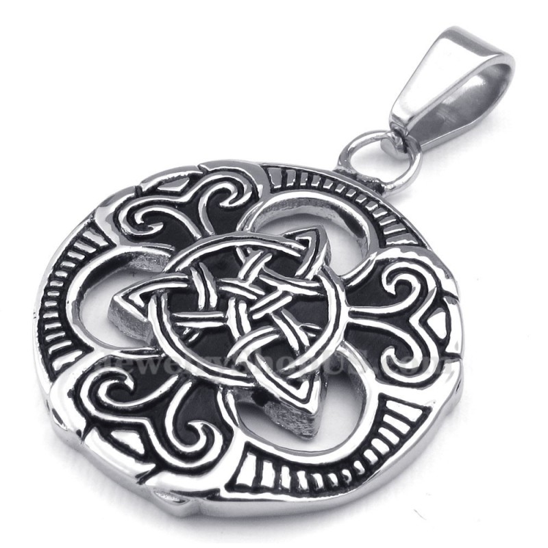 Collana Con Ciondolo Nodo Celtico In Titanio (Catena Gratuita) Collana Con Ciondolo Nodo Celtico In Titanio (Catena Gratuita)
