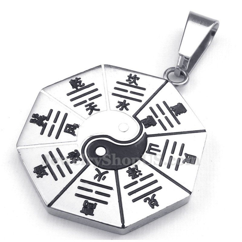 Collana Con Ciondolo In Titanio Con Otto Diagrammi (Catena Gratuita) Collana Con Ciondolo In Titanio Con Otto Diagrammi (Catena Gratuita)