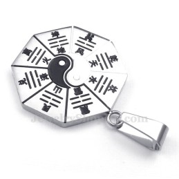 Collana Con Ciondolo In Titanio Con Otto Diagrammi (Catena Gratuita)