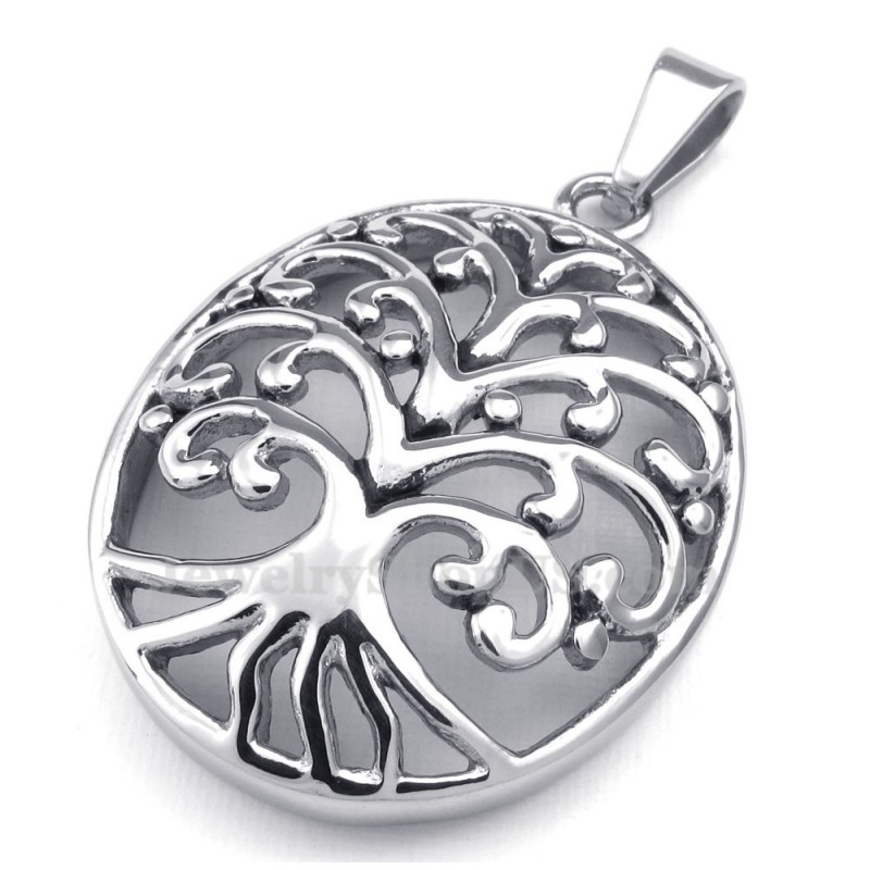 Collana Con Ciondolo Albero Della Vita In Titanio (Catena Gratuita) Collana Con Ciondolo Albero Della Vita In Titanio (Catena Gratuita)