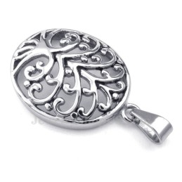 Collana Con Ciondolo Albero Della Vita In Titanio (Catena Gratuita)