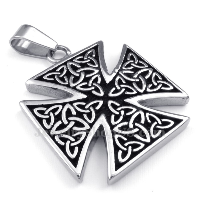 Collana Con Ciondolo Nodo Celtico In Titanio (Catena Gratuita) Collana Con Ciondolo Nodo Celtico In Titanio (Catena Gratuita)