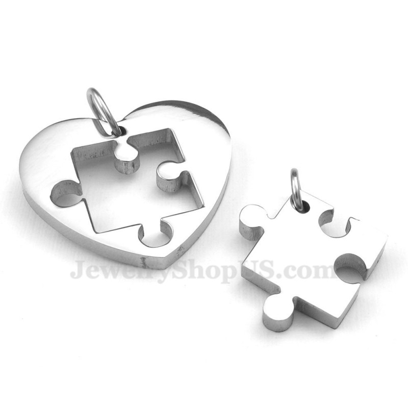 Collana Con Ciondolo In Titanio Con Simbolo E Segno Di Coppia (Catena Libera) (Un Paio) Collana Con Ciondolo In Titanio Con Simbolo E Segno Di Coppia (Catena Libera) (Un Paio)