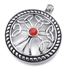 Collana Con Ciondolo Nodo Celtico In Titanio (Catena Gratuita)