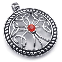 Collana Con Ciondolo Nodo Celtico In Titanio (Catena Gratuita)