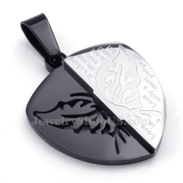 Collana Con Ciondolo A Farfalla In Titanio Per Coppie (Catena Libera) (Un Paio)