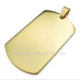 Collana Con Ciondolo In Titanio E Oro Con Carte (Catena Libera)