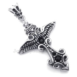 Collana Con Ciondolo A Forma Di Teschio In Titanio (Catena Gratuita)