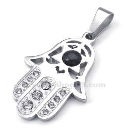 Collana Con Ciondolo A Forma Di Mano In Titanio Squisita (Catena Gratuita)