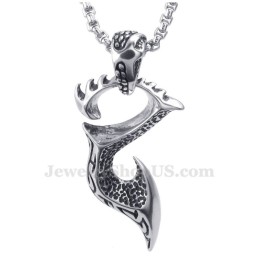 Collana Con Ciondolo In Titanio Elegante E Alla Moda (Catena Gratuita)