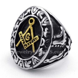 Anello Massonico In Titanio