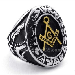 Anello Massonico In Titanio
