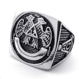 Anello Massonico In Titanio
