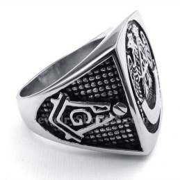 Anello Massonico In Titanio