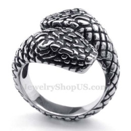 Anello Cobra In Titanio