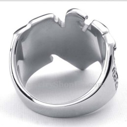 Anello Aquila In Titanio