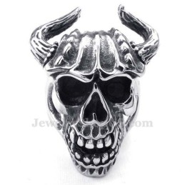 Anello Teschio In Titanio