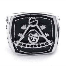 Anello Massonico In Titanio