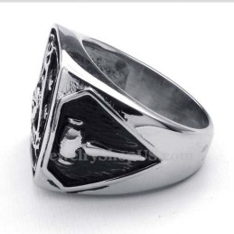 Anello Massonico In Titanio
